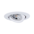 Encastré orient 70° d.82mm led intégrée x10 4,8w 550lm 3000k 3stepdim blanc 230v