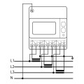 Compteur électrique modulaire -  tétra 5 ou 1 a (tc) - mid - ethernet  - uem1p5-