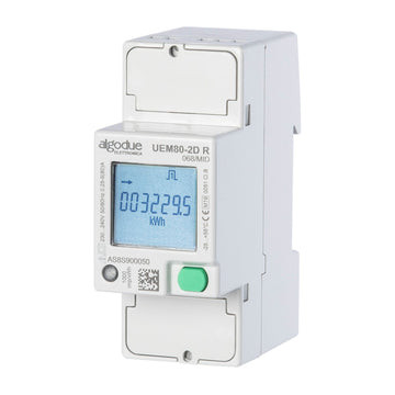 Compteur électrique modulaire - monophasé 80a - mid - ethernet - uem80-2d e