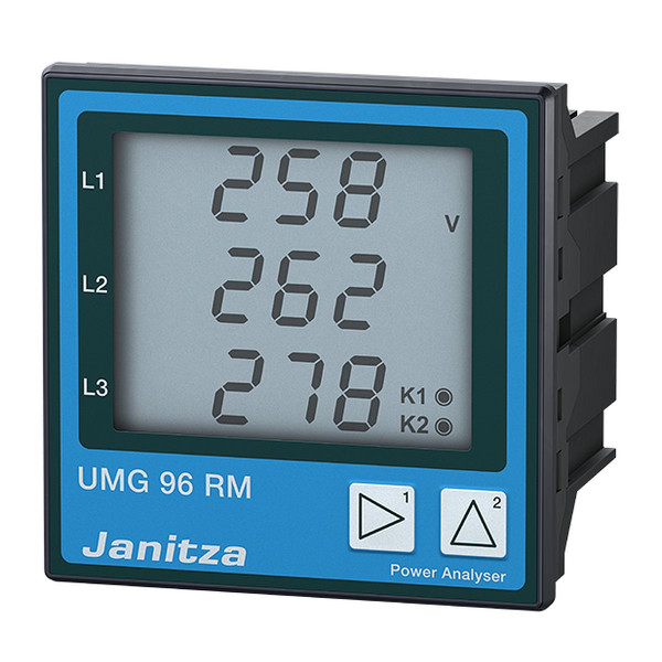 Centrale tri/tétra umg 96rm 2 sorties num. comm. rs485 (modbus), alimentation 90 ... 277 v ac, 90 ... 250 v dc , ce