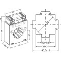 Polier Transformateur de courant diam 33 mm 300/5A classe 1 5VA