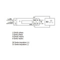 Compteur Modulaire Monophasé Polier 45 A simple tarif affichage LCD MID