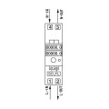 Polier Compteur modulaire monophasé 80A à affichage LCD avec RAZ partielle