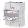 Compteur électrique tétra 80A Polier Modbus RS485 certifié MID