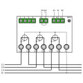 Compteur électrique modulaire - triphasé/tétra 100 a - mid - lora - emu professi