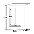 Polier Transformateur de courant ouvrant 50 x 80 mm 1000/5 classe 1 10VA