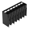 Borne pour circuits imprimés thr bouton-poussoir 1,5mm² pas3.5mm 7 pôles, noir