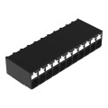 Borne pour circuits imprimés thr bouton-poussoir 1,5mm² pas3.5mm 11 pôles, noir