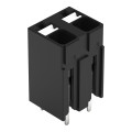 Borne pour circuits imprimés thr bouton-poussoir 1,5mm² pas 5mm 2 pôles, noir