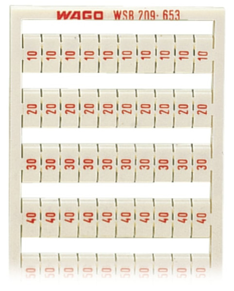 Marquage wsb vertical 10, 20, ... 50 (20x)