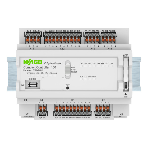 Compact controller 100 2eth rs can