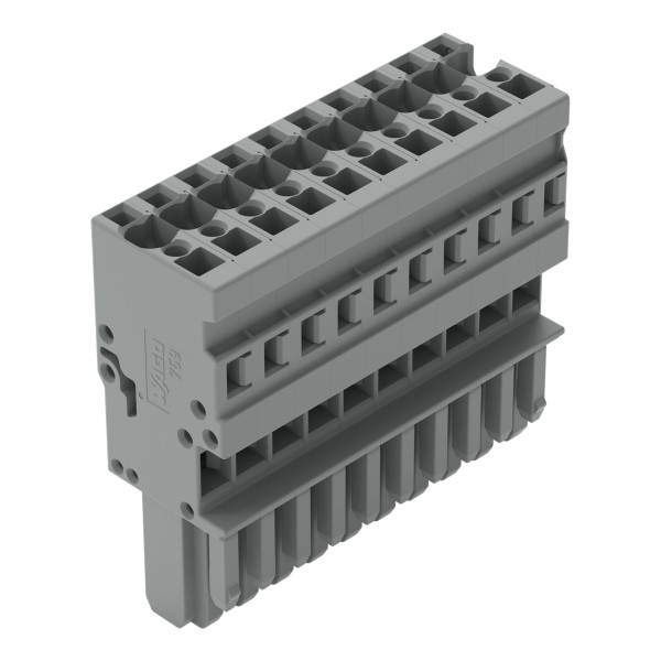 Connecteur femelle 1c, avec détrompeurs, 10 pôles /'r'=4 mm²