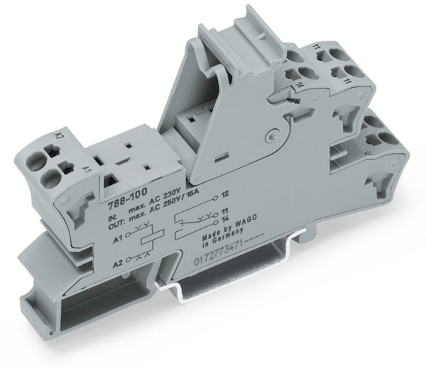 Embase sans relais pour rail ts 35, rt 15 1rt