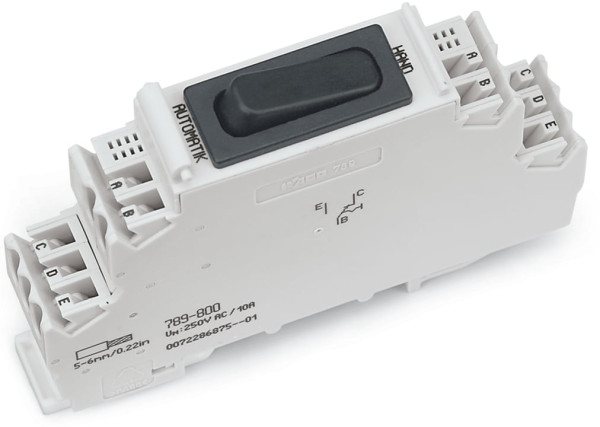 Module avec interrupteur 1 contact inverseur - 10 a