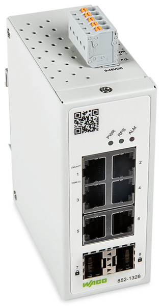 Switch ethernet admin 6 ports 1000base-t - 2 slots sfp 1000 - macsec