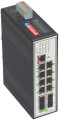 Switch ethernet admin. 8 ports poe+ 1000base-t - 4 slots sfp 1000