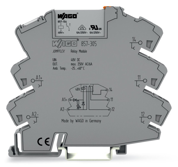 Module avec relais miniature enfichable 48 v dc - 1 rt - 5 a