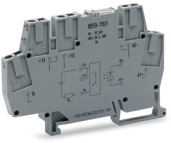 Opto.6mm 24vdc/24vdc/3a/350hz in bas