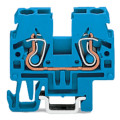 Borne de passage 2c / 2,5 mm² / bleu / rail ts 15