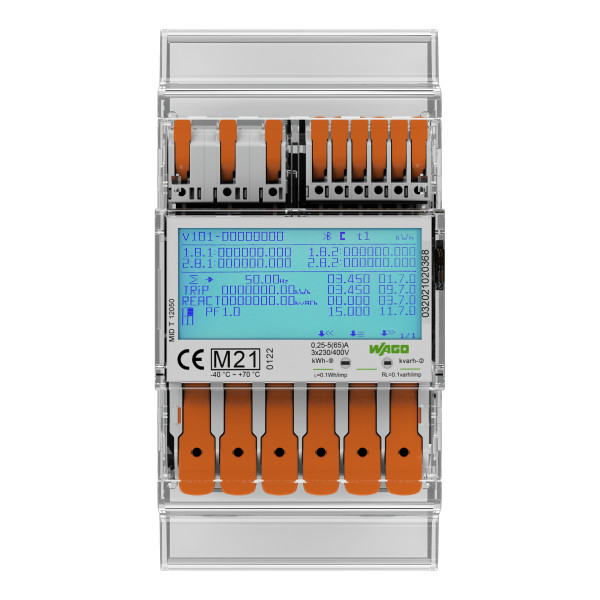 Compteur d'énergie mesure directe 65a connexion u