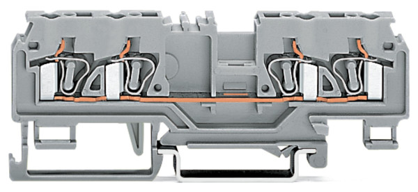 Borne de passage 4c / 4 mm² / cfmc / orange