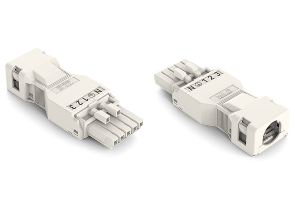 Connect fem 1,5mm²/5-pol/blanc