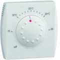 Thermostat ambiance électronique semi-encastré chauf eau ch entrée abaiss 230v