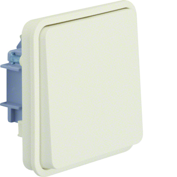 Cubyko poussoir 1o/1f associable blanc ip55