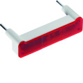 Cubyko lampe pour signalisation, forme "i", 12-28v rouge