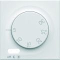 Enjoliveur gallery thermostat 2 modules , finition pure