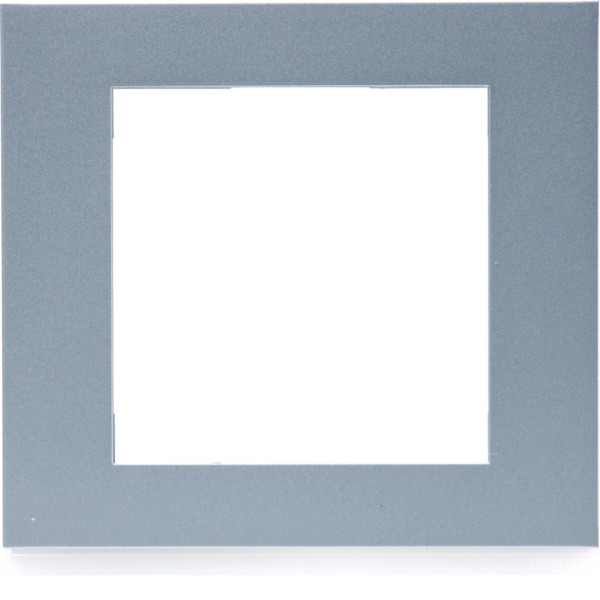 Plaque gallery plastique pour thermostat knx wkt510 et wkt511 gallery  titane