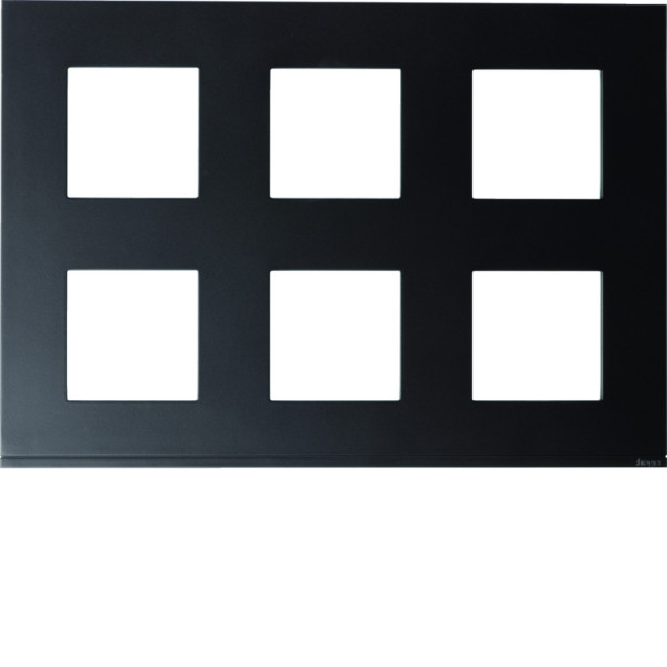 Plaque de finition gallery 12 modules nuit entraxe 71 mm