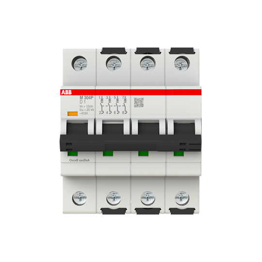 Disjoncteur magnétique seul - m300p - 4p -cbe d - 1a