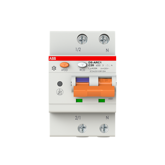 Disj. diff. 1p+nad avec afdd - ds-arc1 -6ka - 20a - cbe c - 30ma - type a