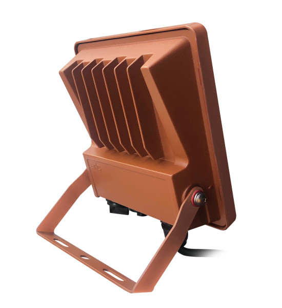 Twister 4 corten 3cct 16-23w ip66 ik08, 2200k/3000k/4000k, 23w 3340lm 90° 50000h