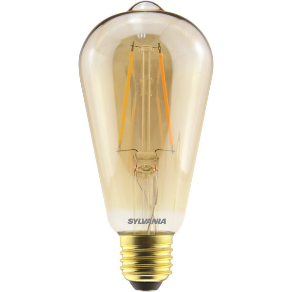 Lampes led non directionnelles toledo retro st64 ambrée 4,5w 420lm 825 e27