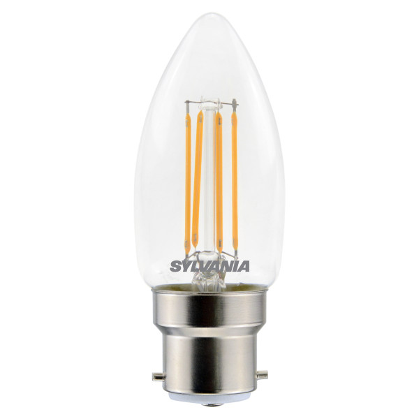 Lampes led non directionnelles toledo retro flamme 4,5w 470lm dim 827 b22