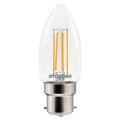 Lampes led non directionnelles toledo retro flamme 4,5w 470lm dim 827 b22