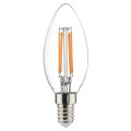 Lampes led non directionnelles toledo retro flamme 4,5w 470lm dim 827 e14