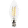 Lampes led non directionnelles toledo retro flamme torsadée 4,5w 470lm 827 e14