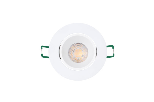 Spot encastré LED aluminium Sylvania Start 8,7W 870lm 827/830/840 IP44 dimmable blanc