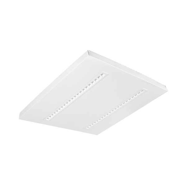 Luminaires encastrés opticlip terra 600 2l 26w 3300lm 840