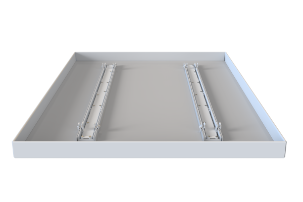 Luminaires encastrés opticlip terra 600 2l 26w 3300lm 840