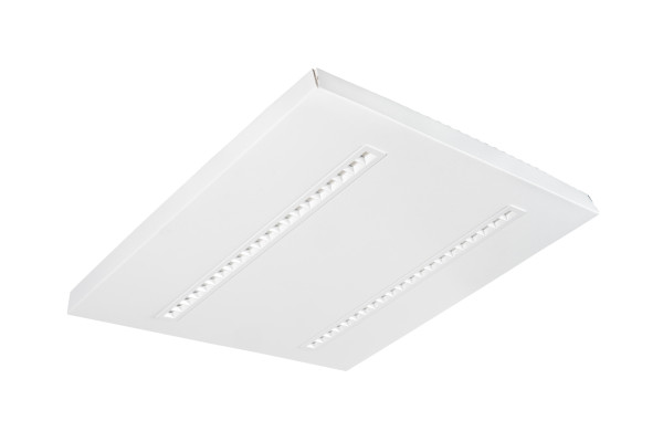 Luminaires encastrés opticlip terra 600 2l 26w 3100lm 830