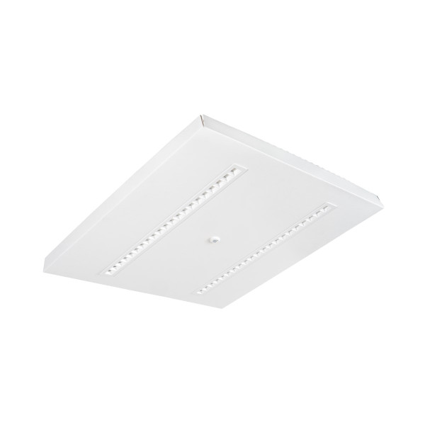 Luminaires encastrés opticlip terra 600 2l 27w 3100lm 830 ssa