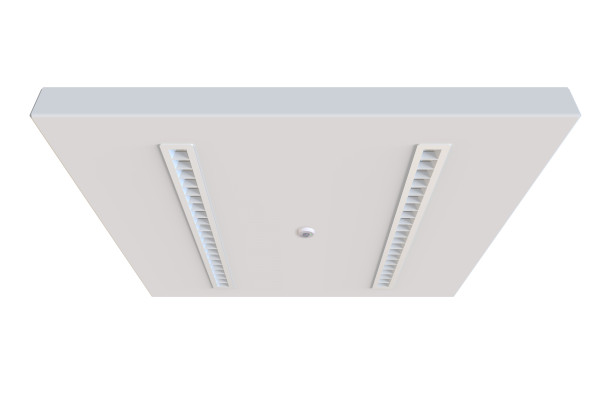 Luminaires encastrés opticlip terra 600 2l 27w 3100lm 830 ssa