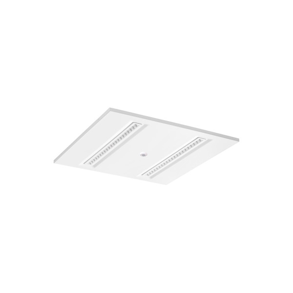 Luminaires encastrés opticlip 600 2l 27w 3300lm 840 capteur sylsmart ssa blanc