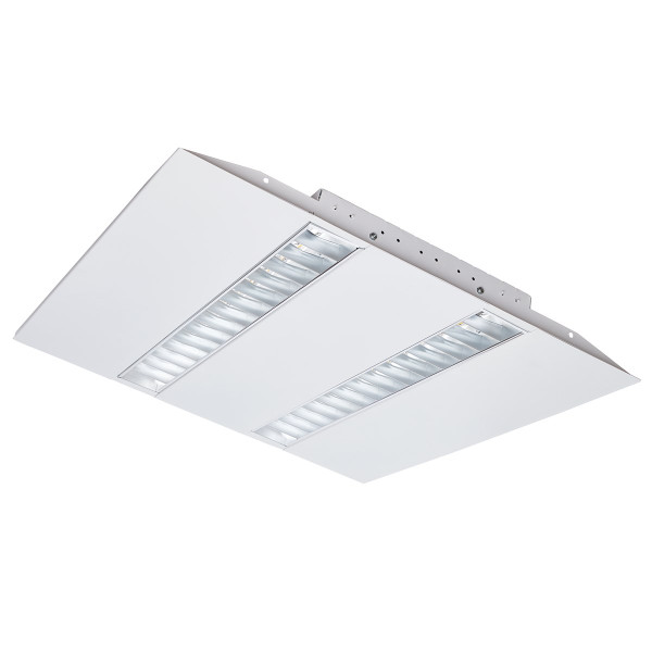 Luminaire surface et suspendu rana helios e 600 2l 22w louv+pri