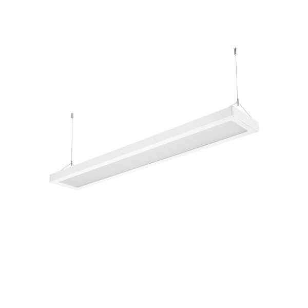 Luminaires tertiaire et scolaire surface et suspendu - optix plafonnier led basse luminance montage suspendu 1200 mpo d/i 36w 4900lm 840 blanc