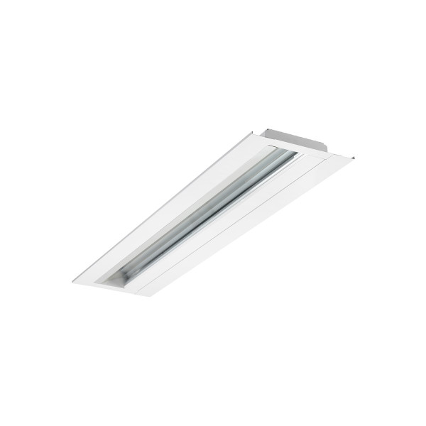 Luminaires tertiaire et scolaire encastrés - optix luminaire led encastré à optique asymétrique 1200x300mm 30w 3480lm 840 bla